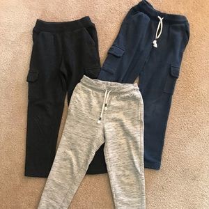 3 pairs, size 7, boys jogger